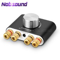 Nobsound ตัวรับสัญญาณเสียงสเตอริโอ Hifi บลูทูธขนาดเล็ก TPA3116เพาเวอร์แอมป์เครื่องขยายเสียงรถยนต์50W + 50W