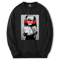 Hentai Anime Girl Graphic Hoodie สำหรับผู้ใหญ่ Waifu Hentai เสื้อกันหนาวผู้ชายผู้หญิงแฟชั่น Harajuku Streetwear Casual Fleece Pullover