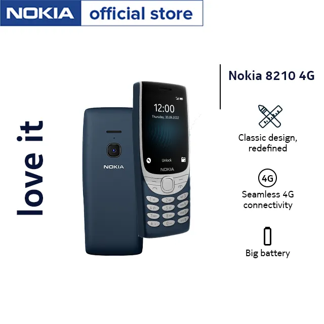 Nokia 8210 4G (2.8" + Dual SIM) | Lazada