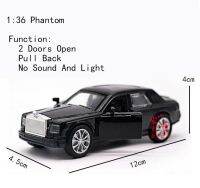 ม้วนหล่อจากอัลลอยด์1/24สำหรับเป็นของขวัญสำหรับเด็กรถจำลองไฟของเล่นโมเดลเสียงเบาดึงถอยหลังได้