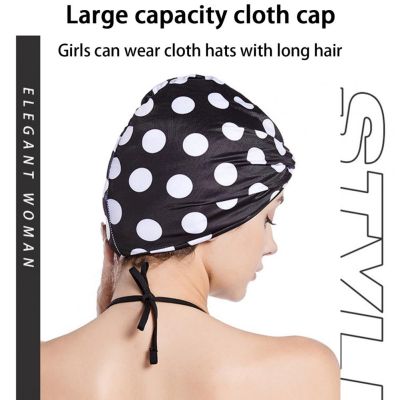 【CW】 Swim Pool Hat  Useful Large Capacity Design Beanie for Seaside