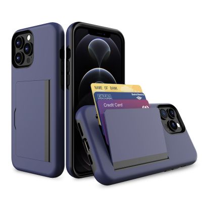 [สินค้าใหม่ในสต็อก] บัตรเครดิตป้องกันกระเป๋าสตางค์กรณีสำหรับ iPhone 14 Pro 13 12 11 Pro Max iPhone 13มินิ X Xr Xs 6 6วินาที7 8บวก Se 2020ปก C Oque