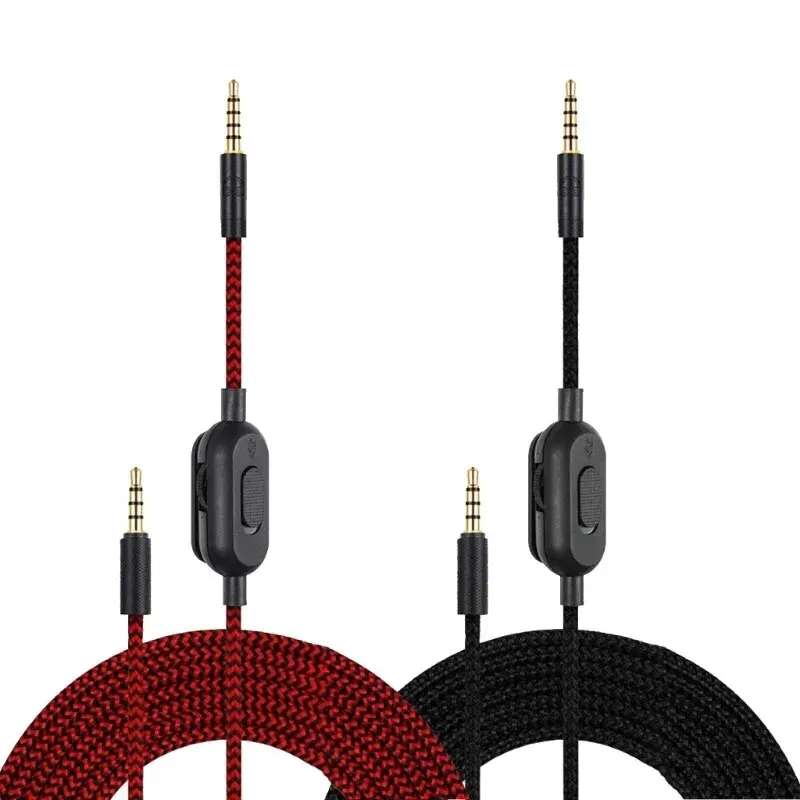 Audio Cable for Logitech G433 G233 G Pro X Gaming Headset Aux Cord Braided  Wire