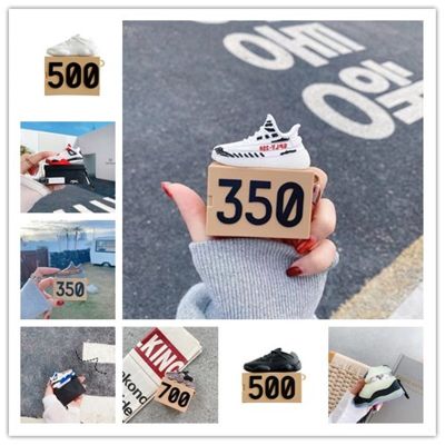 3D Sneakers Shoes Box Earphone Case For Apple AirPods 1 2 3 Soft Silicone Wireless Bluetooth Headphones Cover for air pods Pro Headphones Accessories