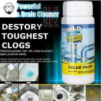 919 ผงละลายแก้ท่อตัน  wild tornado Sink&amp;drain cleaner