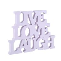 【YF】☃  3pcs LIVE LOVE LAUGH Letters for Wedding Decoration