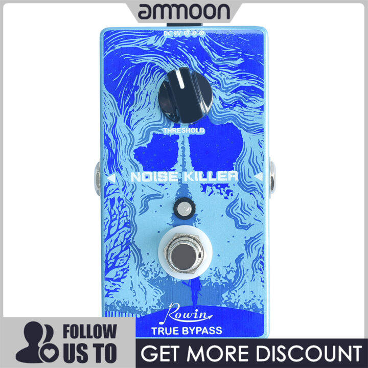 [ammoon]Rowin RE03 Effect Pedal True Bypass Noise Gate Guitar Effect