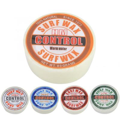 ：“{—— 80G Anti-Slip Skateboard Wax Lightweight 5 Kinds Water Temperature Waxes High Quality Surfing Wax Water Sports Surfing Accessory