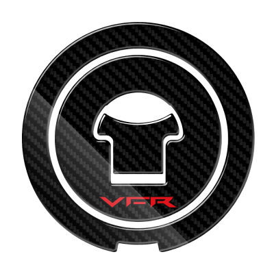 3D Carbon Look Motorcycle Fuel Gas Cap Fuel Tank Cap Sticker Fuel Tank Pad Protector for Honda VFR VFR800 1988-2009