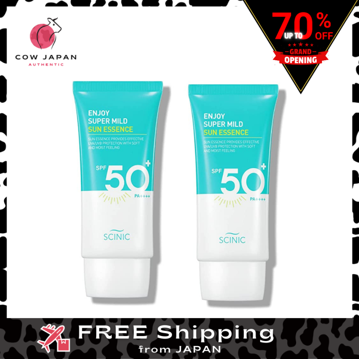 SCINIC Sunscreen Cream ENJOY SUPER MILD SUN ESSENCE SPF50+ PA++++ 50mL ...