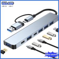 BUCHE ความเร็วสูงความเร็วสูง มัลติพอร์ท แล็ปท็อป สถานีท่าเรือ Expander ฮับ USB C ตัวแยกสัญญาณ Type-C Pd ชาร์จไฟ 3.0ยูเอสบี