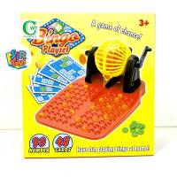 บิงโกมือหมุน Bingo Playset เลข90ตัว การ์ด48ใบ สีเหลือง