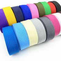 2 Yard 20Mm Tas Sabuk Pita Kanvas Anyaman Nilon Anyaman Hewan Peliharaan Anyaman Ransel Tegap Jahit Tas Aksesori Sabuk