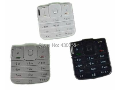 10ชิ้นแบรนด์ใหม่ที่อยู่อาศัยหลักคีย์บอร์ดปุ่มกดปกกรณีปุ่มสำหรับ Nokia N79จัดส่งฟรีสีดำสีขาวสีเทา