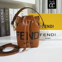 ✨ รุ่นใหม่แนะนำ!! FE MON TRESOR MINI LEATHER BUCKET IN BROWN  (GWP)