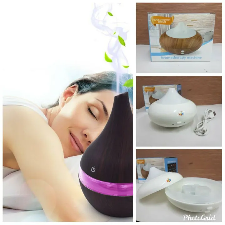 MINI ATOMIZATION Humidifier เครื่องพ่นควันเพิ่มความชื้นเรืองแสงได้ 7 สี