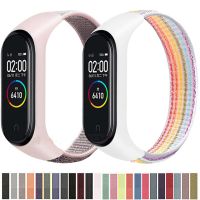 Bracelet for mi band 5 Strap Nylon Sport loop Belt pulsera correa Bracelet Miband 5 Wristband for xiaomi Mi band 6 4 3 strap