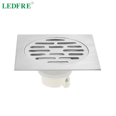 LEDFRE 10CMx10CM Drain Floor Shower Tile Channel 304 Stainless Steel Bathroom Siphon Mesh Sink Strainer GarageHair LF66006