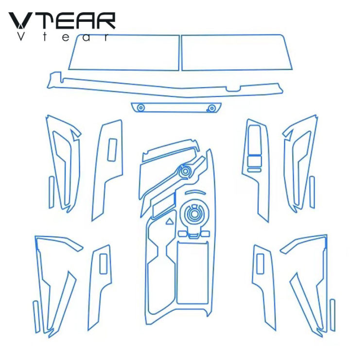 ฟิล์มนำทางสำหรับ-kia-ev6รถยนต์-tpu-ฟิล์มป้องกันควบคุมส่วนกลางฟิล์มนำทางพวงมาลัยอุปกรณ์ภายในรถยนต์ฟิล์มนิ่มโปร่งใส
