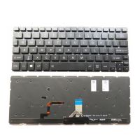 New Black for Toshiba Satellite P25W C P25W C2300 Keyboard backlit US