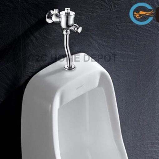 Copper Concealed Urinal Flush Valve HandPressing Type Urinal Flushing