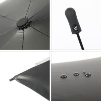 【cw】 Supplies Small Black Umbrella Umbrellas Fully Automatic Car Reverse Umbrella Customization logo Advertising Folding Business Umbrella