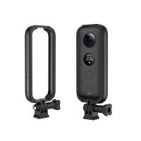 กรอบกรอบกันกระแทกสำหรับ Insta 360หนึ่ง X อุปกรณ์เสริมกล้องหมวกกันน็อคยึดอะแดปเตอร์สำหรับ Gopro อินเตอร์เฟซ