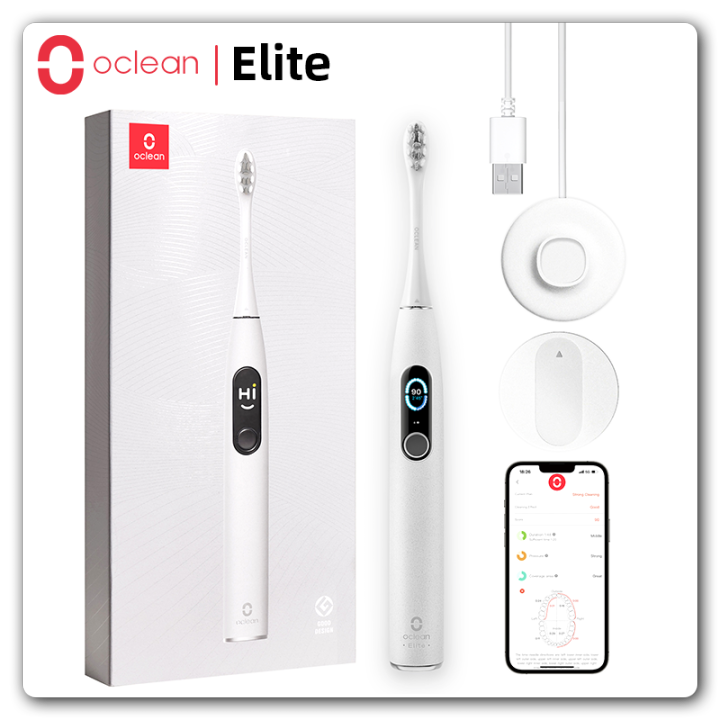 Oclean X Pro Elite Smart Sonic Electric Toothbrush UltraQuiet App