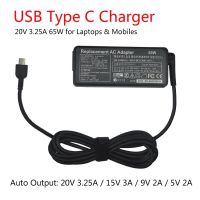 20V 3.25A 65W USB CประเภทCแล็ปท็อปUniversal Power Adapter ChargerสำหรับLenovo Yoga 5 Pro X1 t470p Asus B9440UA UX390