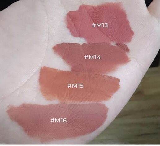 myca-matte-เบอร์-m15-ไมก้า-ลิปครีมเนื้อแมท-สีส้มพีช-ทาแล้วหน้าสว่าง-เนื้อลิปเบาสบาย-เกลี่ยง่าย-ไม่เลอะแมส-กันน้ำ-ติดแน่นทนตลอดวัน