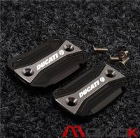 สำหรับDucati Monster 821 696 796 795 CNCอะลูมินัมอัลลอยRefitด้านบนปั๊มด้านหน้าOilerหมวกฝาครอบปั๊มน้ำมัน-ไทเทเนียม1คู่