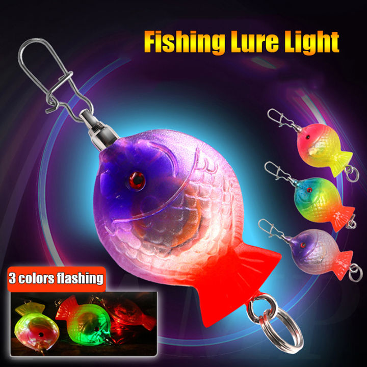 โคมไฟดักเหยื่อล่อปลา-led-ทรงหยดน้ำลึกโคมไฟแฟลชสีสันสดใสสำหรับดึงดูดปลา-gude001