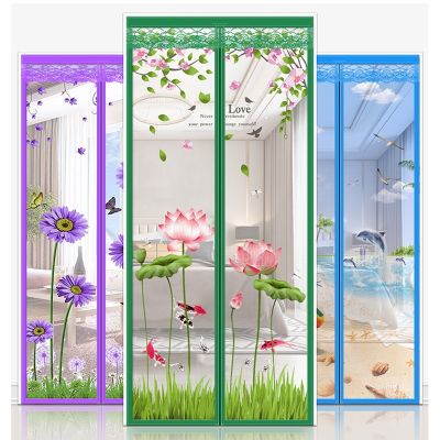 Magnetic Hands-free net door Anti fly insect mosquito screen Anti-Mosquito curtain mesh for