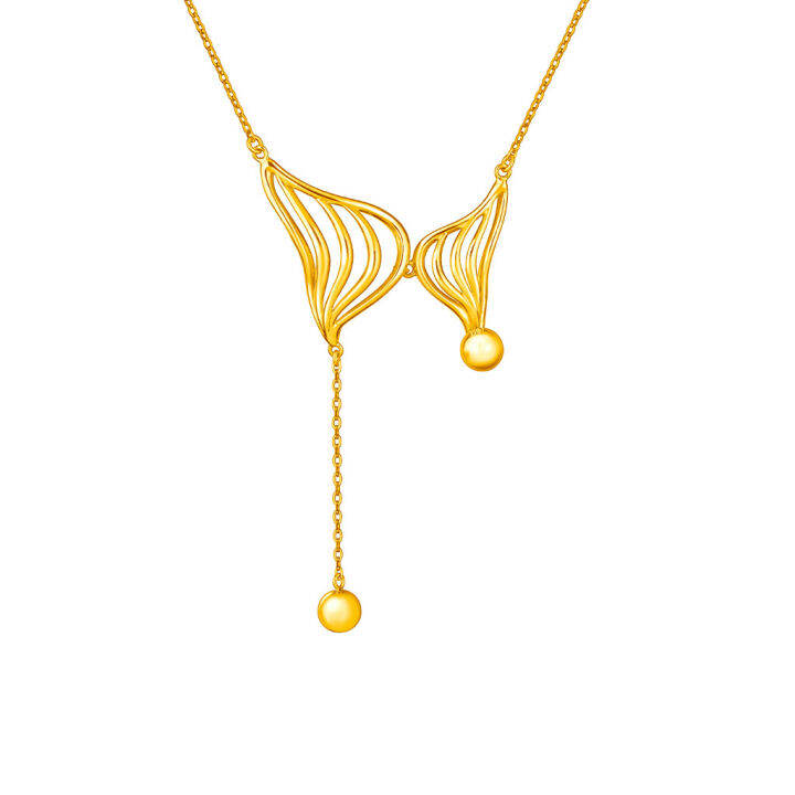 Cartoon Cow Embrace Necklace Alloy Couple Style Drop Oil Splice Pendant Chain Personalized Fashion Jewelry Accessory