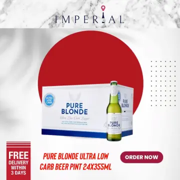 Pure Blonde Ultra Low Carb Lager Bottles 355ml (Unbeatable Prices