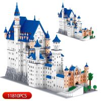 NEW LEGO11810 PCS Mini City New Swan Stone Castle Building Blocks World Famous Architecture Bricks Educational Toys for Children Gifts