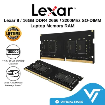 Lexar 16GB DRAM, DDR4 3200 MHz SODIMM Laptop Memory for Everyday