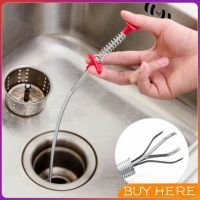 BUY Here งูเหล็กทะลวงท่อตัน แก้ท่อตัน สปริงทะลวงท่อตัน งูเหล็ก (ยาว60 เซน 60cm) Drain Pipe Jam Cleaner