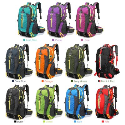 ：“{—— Waterproof Climbing Backpack Rucksack 40L Outdoor Sports Bag Travel Backpack Camping Hiking Backpack Women Trekking Bag For Men