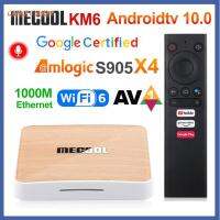 กล่องรับสัญญาณ CAYCXT KM6ดีลักซ์2021 BT 5.0แอนดรอยด์10.0ควบคุมด้วยเสียง S905X4ไวไฟอัจฉริยะ6ชุด