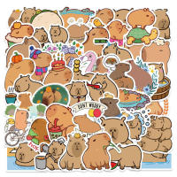 Capybara Sticker 50PCS Water Resistant Oilproof Capybara Decals Pet Stickers Set for Laptop Motorcycle Skateboard Phone Children Adults Birthday Gift impart