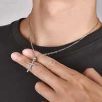 ▼✤ LIEBE ENGEL Fashion Female Cross Pendants Silver Gold Color Crystal Jesus Cross Pendant Necklace Jewelry For Men/Women Wholesale