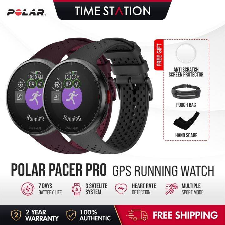 POLAR PACER PRO GPS Running Smartwatch Fitness Tracker Heart Rate Monitor High Speed Processor