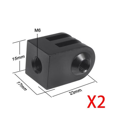 【Worth-Buy】 อะแดปเตอร์ขาตั้งกล้อง1/4 ",ฐานยึดขาตั้งกล้องแบบ CNC โลหะสีดำสำหรับ Hero 8 7 6 5 4อุปกรณ์เสริมสำหรับ OSMO กล้องแอคชั่นแคมเมรา