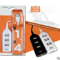 One-To-Four Splitter 4-Port HUB Hub Usb คอมพิวเตอร์สี่พอร์ต Hub 1-To-4 Converter Docking Station