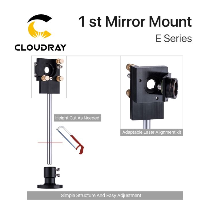 cloudray-co2-laser-head-first-mirror-mount-dia-25mm-reflective-mirror-25mm-integrative-mount-lase-cutting-machine