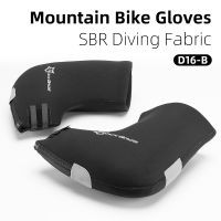 ROCKBROS Bar Mitts SnowmobileATVDirt Bike Mitts Cycling Thermal Fleece Lining MTB Handlebar Windproof Winter Gloves Mittens