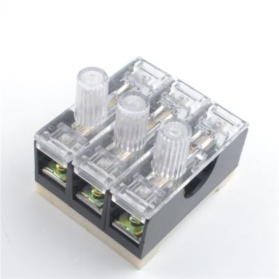 triple type 6X30 Fuse base/ Fuse Holder with 10A glass fuse inside
