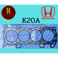 ประเก็นฝาสูบ HONDA K20A(เหล็ก)CIVIC CR-V STREAM ACCORD INTEGRA TYPE-R RSX VTEC DOHC 2000CC 16V PNA CV ยี่ห้อ oshikawa มะลิอะไหล่