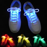 LED Sport Shoe Laces Flash Light Up Glow Stick Strap Shoelaces Party Club 2020 New Arrival Promotion